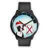 Boston Terrier On Christmas Alabama Wrist Watch-Free Shipping