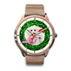 Cute Bichon Fries Dog Virginia Christmas Special Wrist Watch-Free Shipping