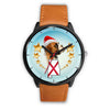 Boxer Dog On Christmas Alabama Wrist Watch-Free Shipping