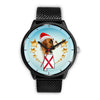 Boxer Dog On Christmas Alabama Wrist Watch-Free Shipping