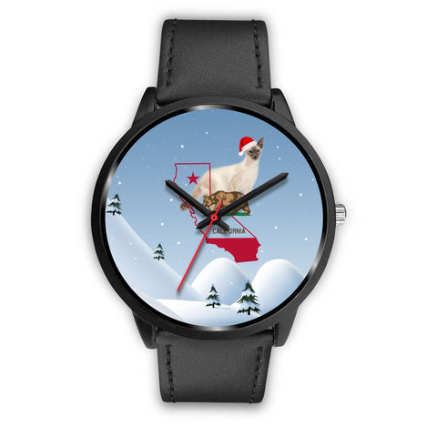 Balinese cat California Christmas Special Wrist Watch-Free Shipping