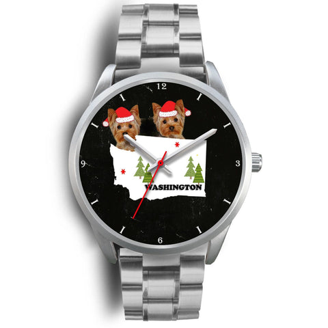 Yorkshire Terrier (Yorkie) Washington Christmas Special Wrist Watch-Free Shipping
