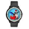 Alaskan Malamute Dog Michigan Christmas Special Wrist Watch-Free Shipping