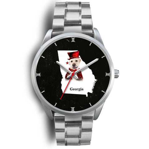 Labrador Retriever Georgia Christmas Special Wrist Watch-Free Shipping