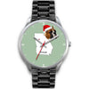 Boxer Dog Georgia Christmas Special Wrist Watch-Free Shipping