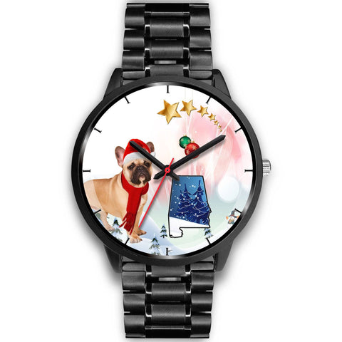 French Bulldog Alabama Christmas Special Wrist Watch-Free Shipping
