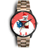 French Bulldog Washington Christmas Special Wrist Watch-Free Shipping