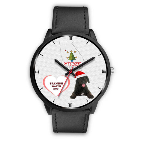 Spanish Water Dog Georgia Christmas Special Wrist Watch-Free Shipping