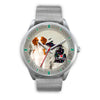 Lovely Brittany Dog Christmas Michigan Christmas Special Wrist Watch-Free Shipping