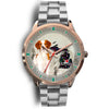 Brittany Dog With Paws Michigan Christmas Special Wrist Watch-Free Shipping