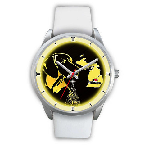 Vizsla Dog Art Michigan Christmas Special Wrist Watch-Free Shipping