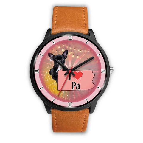 French Bulldog Pennsylvania Christmas Special Wrist Watch-Free Shipping