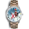 Miniature Schnauzer Alabama Christmas Special Wrist Watch-Free Shipping