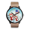 Papillon Dog Arizona Christmas Special Wrist Watch-Free Shipping