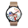 Papillon Dog Alabama Christmas Special Wrist Watch-Free Shipping