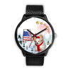 Papillon Dog Alabama Christmas Special Wrist Watch-Free Shipping