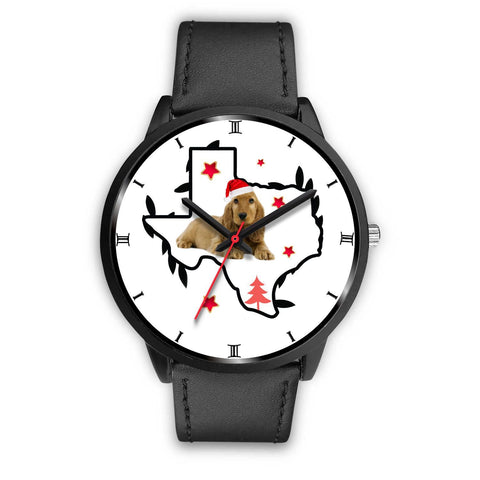 Cocker Spaniel Texas Christmas Special Wrist Watch-Free Shipping