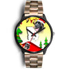 Leonberger Dog Georgia Christmas Special Wrist Watch-Free Shipping