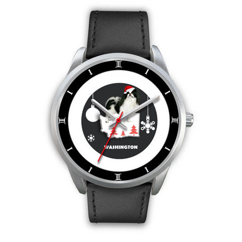 Japanese Chin Dog Washington Christmas Special Wrist Watch-Free Shipping
