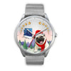 Cute Pug Dog Arizona Christmas Special Wrist Watch-Free Shipping