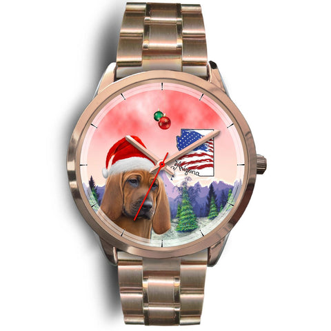 Redbone Coonhound Arizonza Christmas Special Wrist Watch-Free Shipping