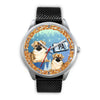 Graceful Pekingese Dog Pennsylvania Christmas Special Wrist Watch-Free Shipping