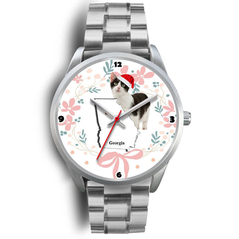 Munchkin Cat Georgia Christmas Special Wrist Watch-Free Shipping