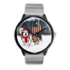 Alaskan Malamute Dog Alabama Christmas Special Wrist Watch-Free Shipping