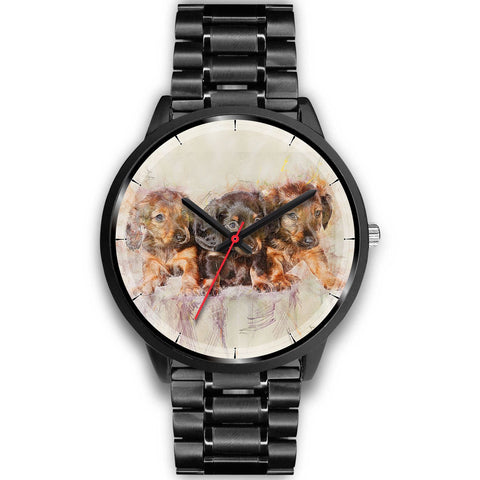 Cute Dachshund Dog Christmas Special Wrist Watch-Free Shipping