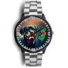 Rottweiler Dog Art New Jersey Christmas Special Wrist Watch-Free Shipping