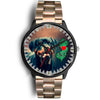 Rottweiler Dog Art New Jersey Christmas Special Wrist Watch-Free Shipping