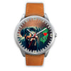 Amazing Rottweiler Dog Art New Jersey Christmas Special Wrist Watch-Free Shipping
