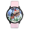 Pomeranian Dog Alabama Christmas Special Wrist Watch-Free Shipping
