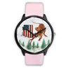 Cute Vizsla Dog Arizona Christmas Special Wrist Watch-Free Shipping