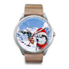 Siberian Husky Florida Christmas Special Wrist Watch-Free Shipping