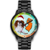 Cavalier King Charles Spaniel Dog New Jersey Christmas Special Wrist Watch-Free Shipping