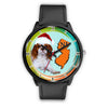 Cavalier King Charles Spaniel Dog New Jersey Christmas Special Wrist Watch-Free Shipping
