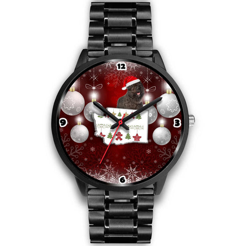 Bouvier des Flandres Dog Washington Christmas Special Wrist Watch-Free Shipping