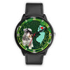 Miniature Schnauzer Dog New Jersey Christmas Special Wrist Watch-Free Shipping