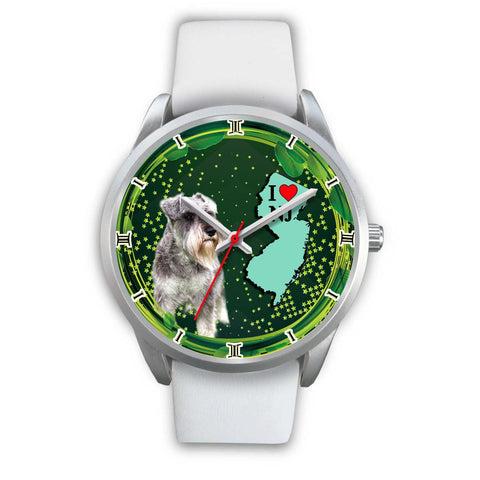 Lovely Miniature Schnauzer Dog New Jersey Christmas Special Wrist Watch-Free Shipping