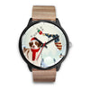 Brittany Dog Florida Christmas Special Wrist Watch-Free Shipping