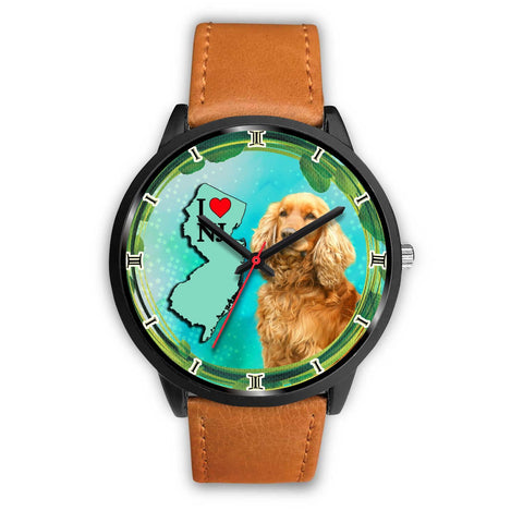 English Cocker Spaniel Dog New Jersey Christmas Special Wrist Watch-Free Shipping