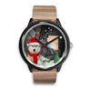 Cute Siberian Husky Arizona Christmas Special Wrist Watch-Free Shipping