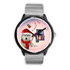 Cute Siberian Husky Alabama Christmas Special Wrist Watch-Free Shipping