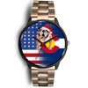 Bulldog Dog Colorado Christmas Special Wrist Watch-Free Shipping