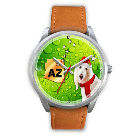 Afghan Hound Arizona Christmas Special Wrist Watch-Free Shipping