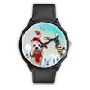 Dandie Dinmont Terrier Florida Christmas Special Wrist Watch-Free Shipping