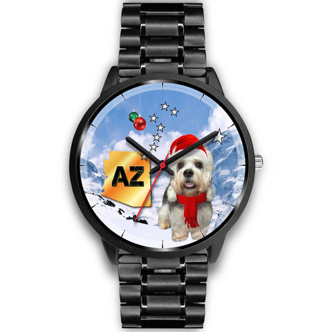 Dandie Dinmont Terrier Arizona Christmas Special Wrist Watch-Free Shipping