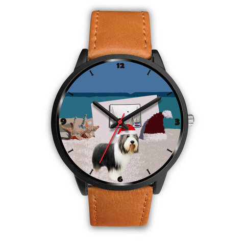 Bearded Collie Colorado Christmas Special Wrist Watch-Free Shipping