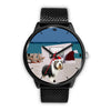 Bearded Collie Colorado Christmas Special Wrist Watch-Free Shipping
